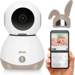Alecto SMARTBABY10BE Wifi Babyfoon met Camera Beige