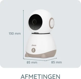 Alecto SMARTBABY10BE Wifi Babyfoon met Camera Beige