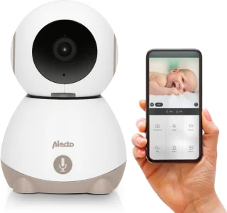 Alecto SMARTBABY10BE Wifi Babyfoon met Camera Beige
