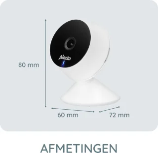 Alecto SMARTBABY5 Wifi Babyfoon met Camera Wit