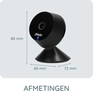 Alecto SMARTBABY5BK WiFi-babyfoon met camera - Zwart