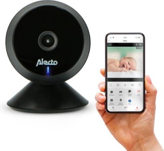 Alecto SMARTBABY5BK — compacte WiFi-babyfoon met HD-camera