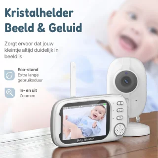 Ambargo Babyfoon met Camera 3.2" Scherm