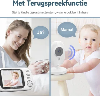 Ambargo Babyfoon met Camera 3.2" Scherm