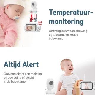 Ambargo Babyfoon met Camera 3.2" Scherm