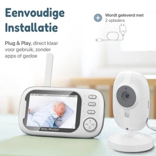 Ambargo Babyfoon met Camera 3.2" Scherm