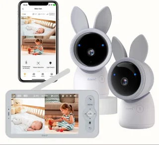 Arenti AINanny 64GB Babyfoon Duopack met 2 Camera's