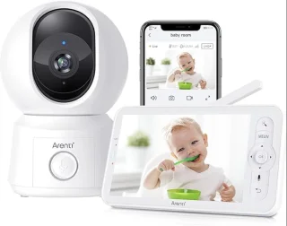 Arenti AINANNY B2 Wifi Baby Monitor met Camera en 5 inch Scherm