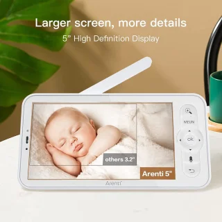 Arenti AINanny Baby Monitor 5 inch Ultra HD 2K