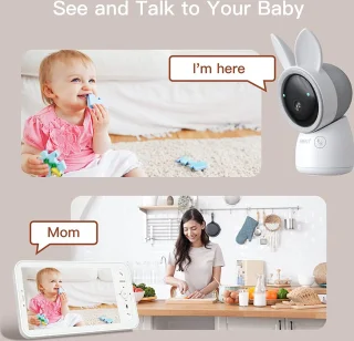 Arenti AINanny Baby Monitor 5 inch Ultra HD 2K
