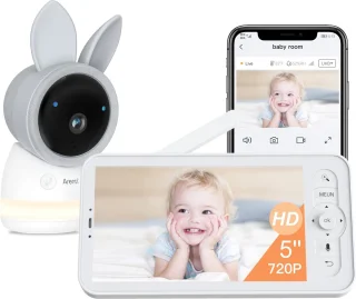 Arenti AINanny Baby Monitor 5 inch Ultra HD 2K