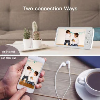 Arenti AINanny Baby Monitor 5 inch Ultra HD 2K