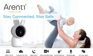Arenti AINanny Baby Monitor 5 inch Ultra HD 2K