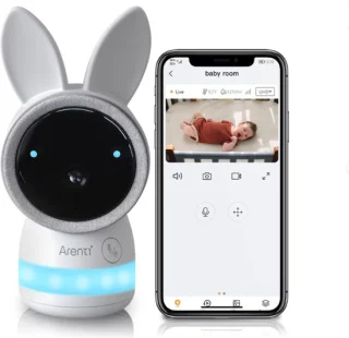 Arenti AINanny Wifi Babyfoon Camera 2K Ultra HD