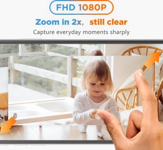 Arenti IN1 Babyfoon Full HD Wifi Zwart