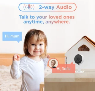 Arenti IN1 Babyfoon Full HD Wifi Zwart