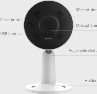 Arenti IN1 Babyfoon Full HD Wifi Zwart