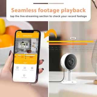 Arenti IN1 Babyfoon Full HD Wifi Zwart