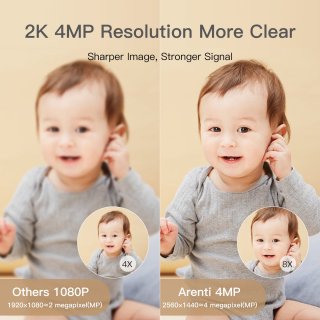 Arenti Wifi Babyfoon 4MP Camera Model 2024