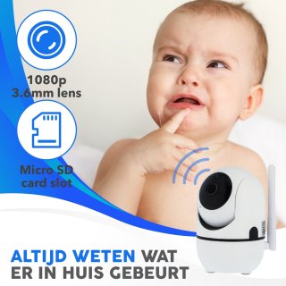 ARTHANE Babyfoon Met Camera 1080P HD Wifi