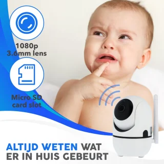 ARTHANE Babyfoon Met Camera 1080P HD Wifi