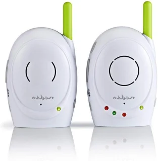 Audio babyfoon - set van 2 - groen wit