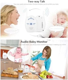 Audio babyfoon wit