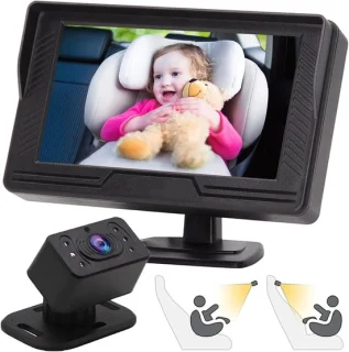 Auto baby monitor 43 inch zwart