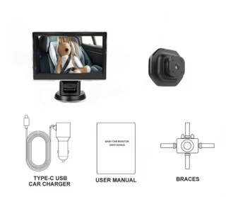Auto Babyfoon Baby Monitor Achterbankcamera