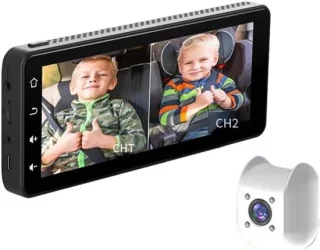 Autobabycamera met dubbel scherm