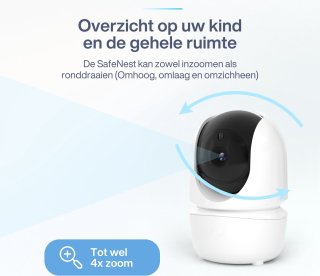Avalect SafeNest 5 inch Babyfoon met Camera