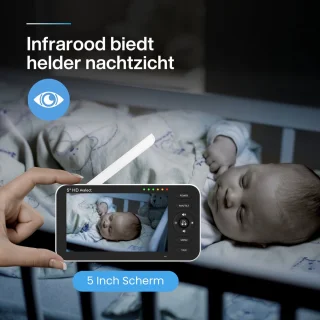 Avalect SafeNest 5 inch Babyfoon met Camera
