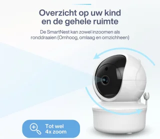 Avalect SmartNest Babyfoon 3,2 inch met camera