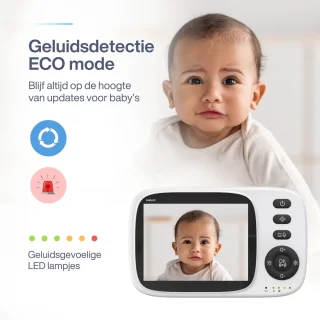 Avalect SmartNest Babyfoon 3,2 inch met camera