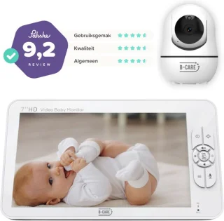 B-Care Sparkle Ultimate HD Babyfoon 7 inch Camera