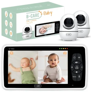 B-Care Star Supreme Babyfoon 2 Camera's 5 Inch HD Monitor