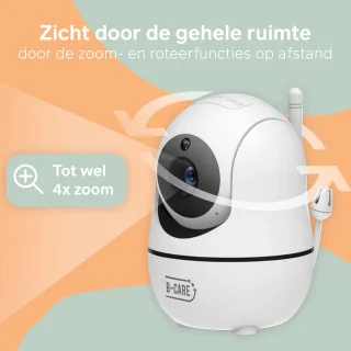 B-Care Star Supreme Babyfoon 2 Camera's 5 Inch HD Monitor