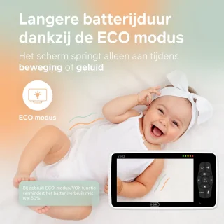 B-Care Star Supreme Babyfoon 3 Camera's 5" HD Monitor