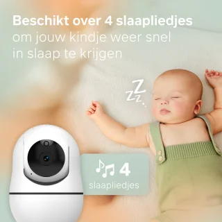 B-care Starlight Mini Babyfoon 2 Camera's 3.5 Inch LCD