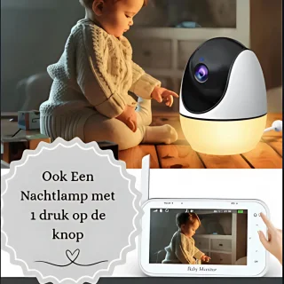 BABIVA Premium Babyfoon Full HD 4.3 inch met Camera
