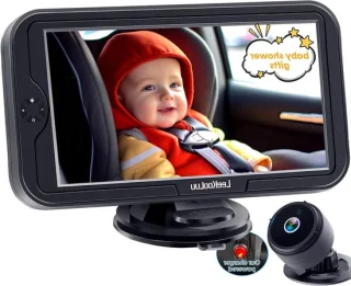 Baby auto camera babyfoon monitor zwart