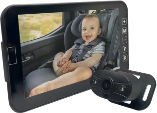 Baby auto monitor 7 inch hd bedraad