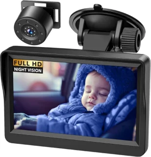 Baby autocamera 4.3 inch zwart