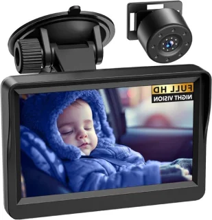 Baby autocamera 4.3 inch zwart