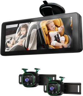 Baby-autocamera 6,86" HD-splitscreen