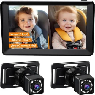 Baby autocamera - baby monitor - zwart