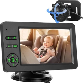 Baby autocamera - baby monitor - zwart