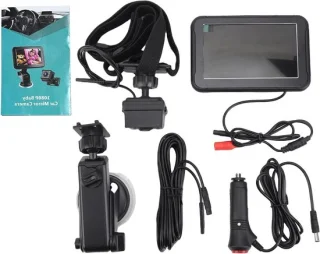 Baby autocamera - babyfoon auto - zwart