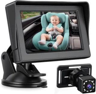 Baby Automonitor babycamera auto zwart