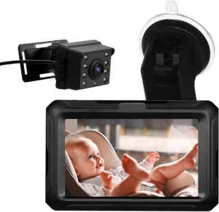 Baby autospiegel camera zwart